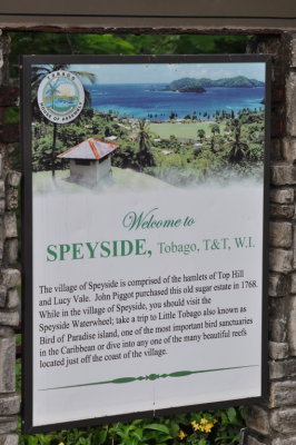 Speyside village sign