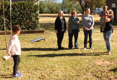 We had great weather for the day and everyone spent some time outside.
