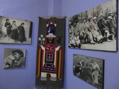 Example of fiber art with photos