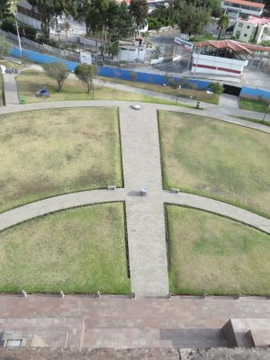 Looking to 'del sur' from the top of the tower
