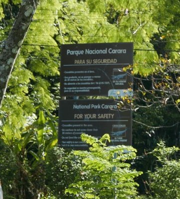 After breakfast, we went to the Carara National Park.