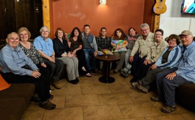 One more photo of our entire group on our last night