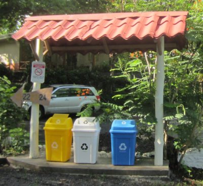 They promoted recycling at Carara National Park.