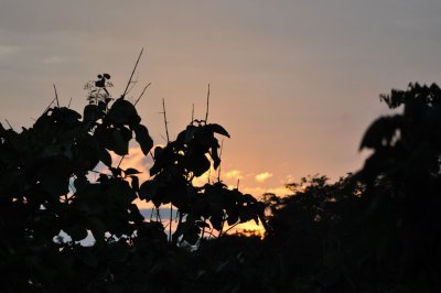 Sunset on April 29, 2017, in Costa Rica