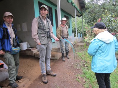After our adventure with the quetzals, Erick and Jorge introduced us to the owner of the property, William.