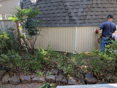 Tim measures for the next piece of siding