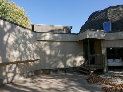 West side of the house