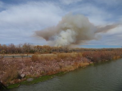 The park rangers had chosen this day to conduct a controlled burn across part of the lands encompassed in the Northern Loop.