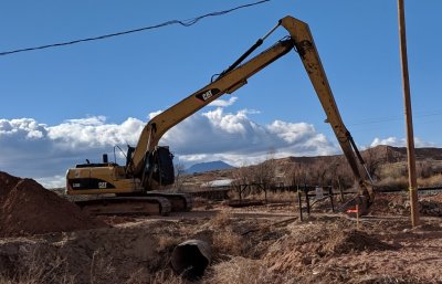 The crane in question