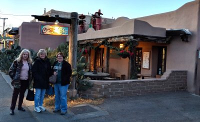 Toni, Jan and Mary outside Church St. Cafe