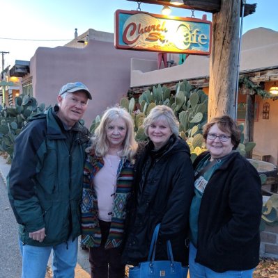 A passerby took a photo of all of us.