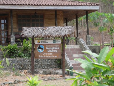 The main building at Reserva Ecologica Manglares Churute