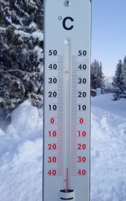 In fact, it got down to -37C (-35F)