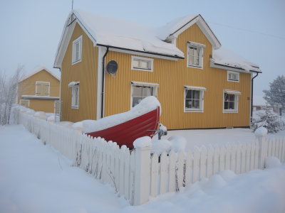 Pretty houses in town