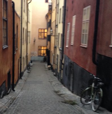 Little streets in the old town