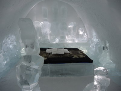Chilled ice blocks!