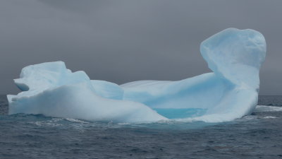 An iceberg with its own pool!