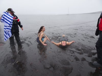Loved the sand warmed by volcanism