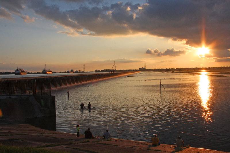 Mississippi River at Flood Stage May 2017