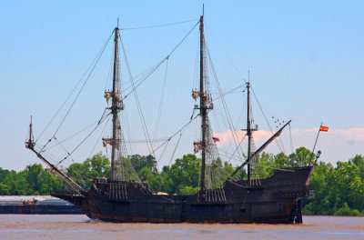  Spanish Galleon on the Muddy Mississippi