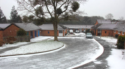 A dusting of snow. 1st March 2018.