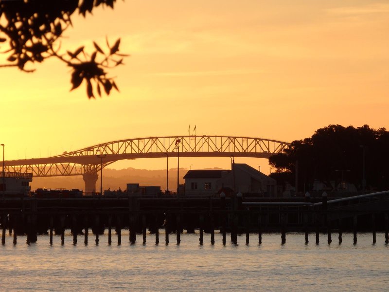 Bridge before Sunset