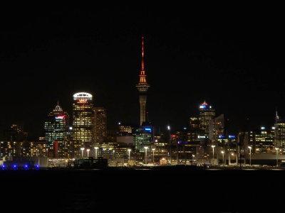 Waitemata Harbour at Night 1