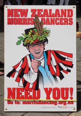 New Zealand Morris Dancing Tour 2018