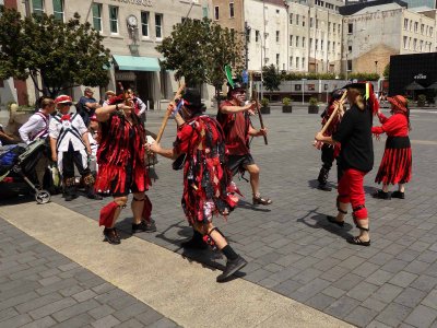 Morris Dancing in Takutai Square 18