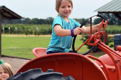 Annie checks out a tractor; Kristina gets an idea