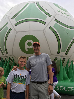 A giant Publix soccer ball? We must be in FL!