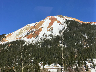 Mine tailings near Ouray, CO