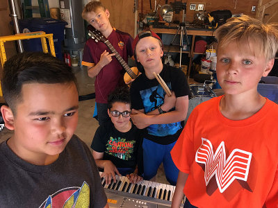 A fifth-grade garage band: Spryte