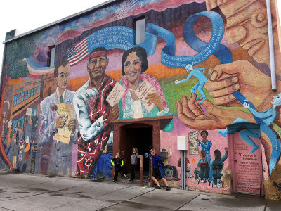 On MLK Day, we toured the downtown murals