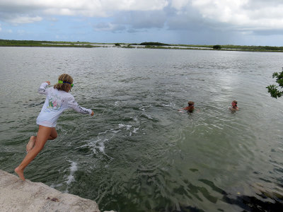 Great spot to jump when the tide is running