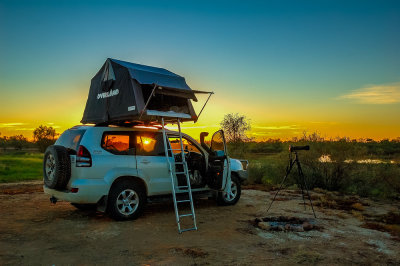 Camping at Birdsville