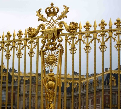 Versailles under clouds