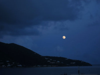 Moonrise in Tortola