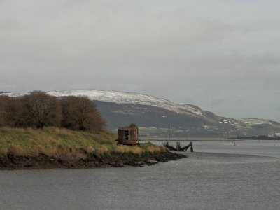 Snow covered mountains