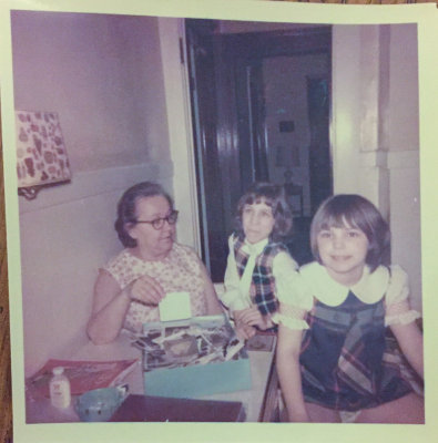 Grandmother and cousins