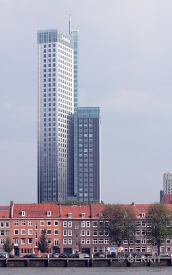 Rotterdam - Maasboulevard en Oude Haven