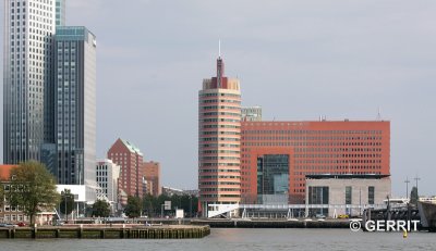 Rotterdam - Maasboulevard en Oude Haven