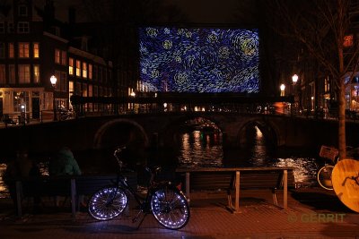 Amsterdam Light Festival. Ivana Jelic & Pavle Petrovic: Starry Night