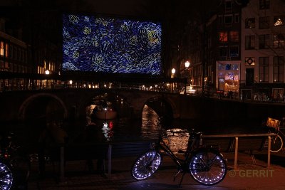 Amsterdam Light Festival. Ivana Jelic & Pavle Petrovic: Starry Night