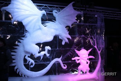 December 2018. Ice Magic IJssculpturenfestival Brugge
