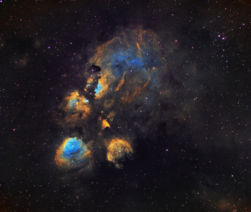 NGC 6334 Katzenpfoten-Nebel