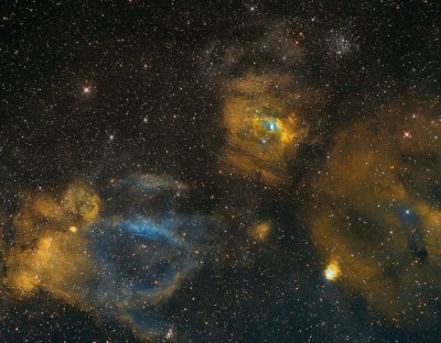 Sh2 - 157   NGC 7635 M 52