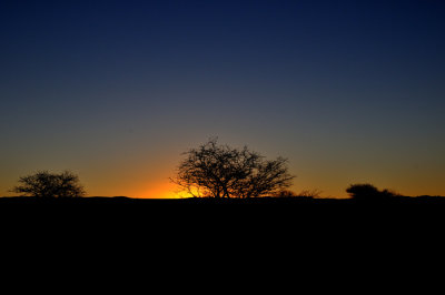 Sonnenuntergang auf Otjikaru