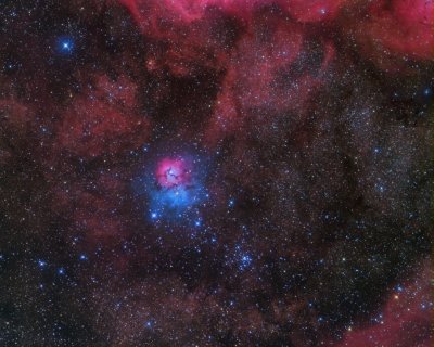 M 20 Trifid Nebel