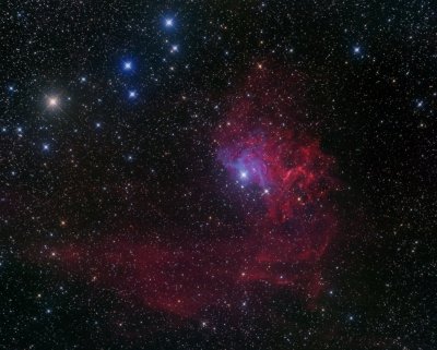 IC 405 Flamming Star Nebula